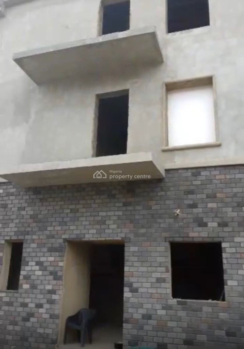 a 5 Bedroom Terrace Duplex with a Room Bq Carcass), Allen, Ikeja, Lagos, Terraced Duplex for Sale