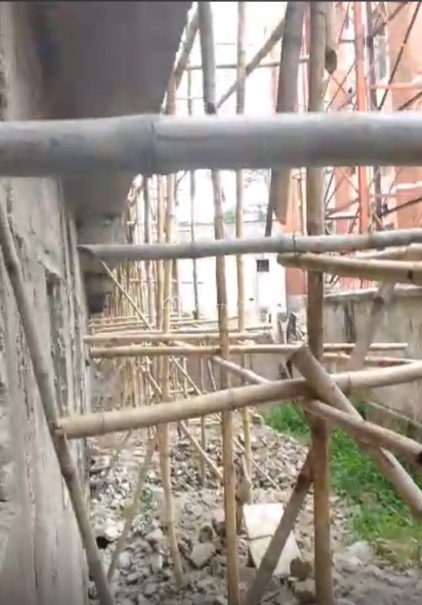 a 5 Bedroom Terrace Duplex with a Room Bq Carcass), Allen, Ikeja, Lagos, Terraced Duplex for Sale