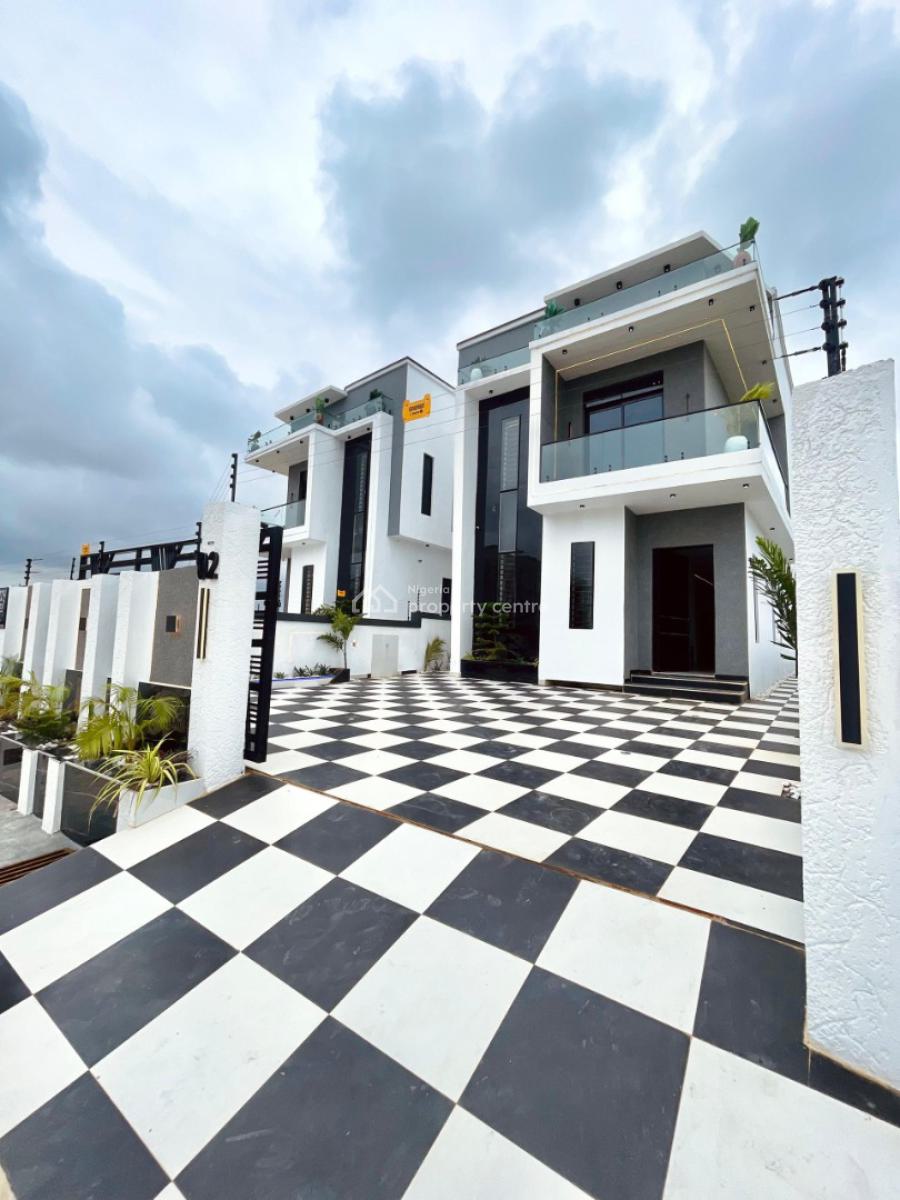 Exquisitely Built Luxury 5 Bedroom Fully Detached Smart Home, Ajah, Lagos, Detached Duplex for Sale