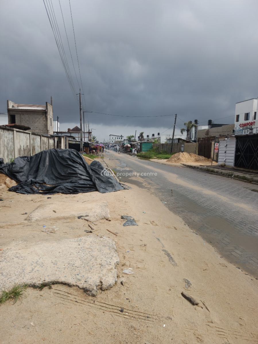 3 Plots of Fenced Land Facing The Main Road, Mobil Road Ilaje Lagos Island, Ilaje, Ajah, Lagos, Mixed-use Land for Sale