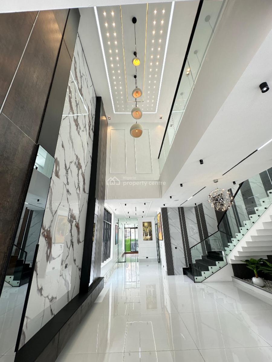 Aesthetically Pleasing 5 Bedroom Luxury Family Home with Private Pool, Features a Private Cinema,in a Flood Free Estate ,chevron Toll Gate, Lekki, Lagos, Detached Duplex for Sale