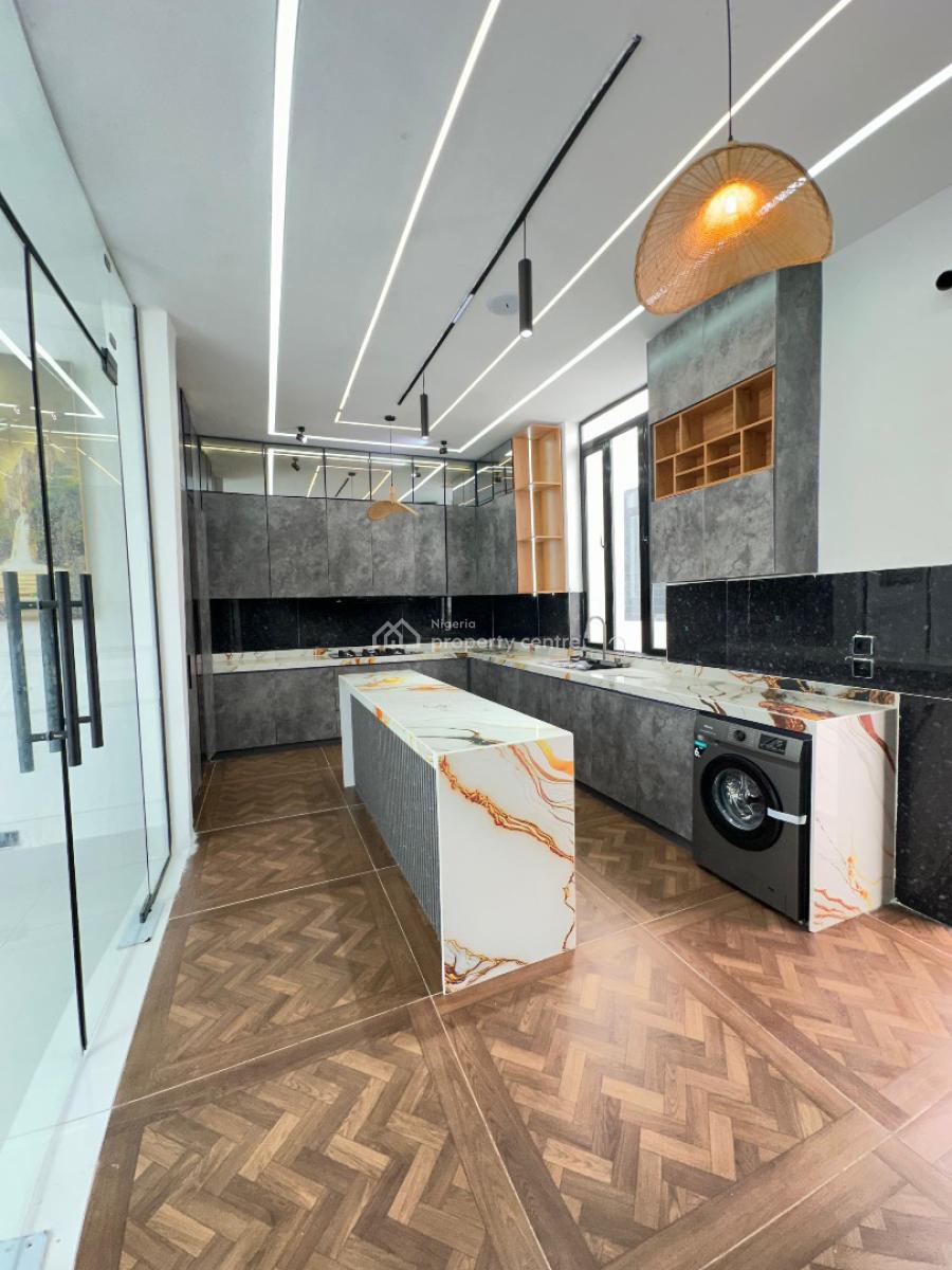 Aesthetically Pleasing 5 Bedroom Luxury Family Home with Private Pool, Features a Private Cinema,in a Flood Free Estate ,chevron Toll Gate, Lekki, Lagos, Detached Duplex for Sale