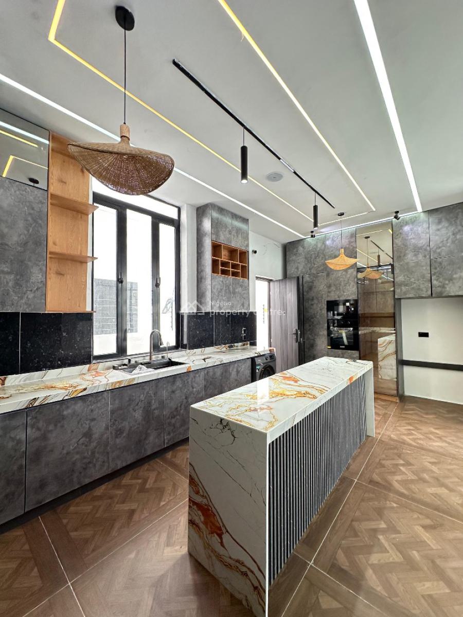 Aesthetically Pleasing 5 Bedroom Luxury Family Home with Private Pool, Features a Private Cinema,in a Flood Free Estate ,chevron Toll Gate, Lekki, Lagos, Detached Duplex for Sale