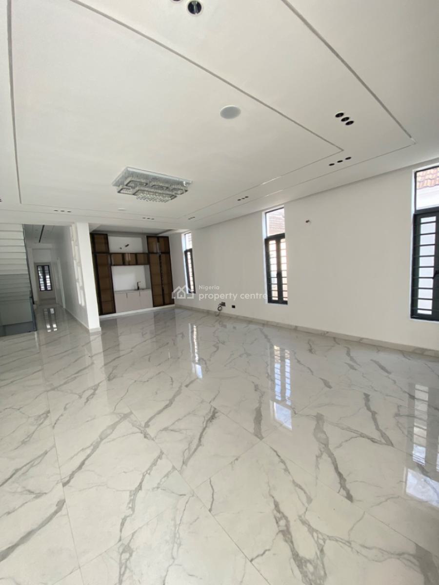 Contemporary 5-bedroom Fully Detached Duplex with Swimming Pool & Bq, Chevron, Lekki, Lagos, Semi-detached Duplex for Sale