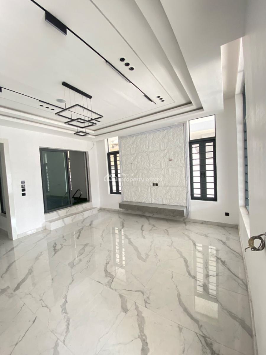 Contemporary 5-bedroom Fully Detached Duplex with Swimming Pool & Bq, Chevron, Lekki, Lagos, Semi-detached Duplex for Sale
