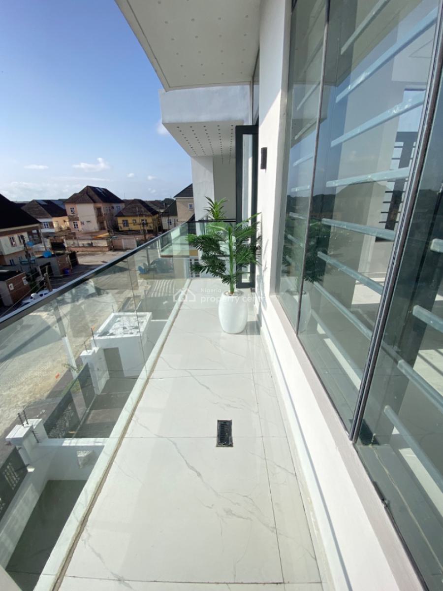 Contemporary 5-bedroom Fully Detached Duplex with Swimming Pool & Bq, Chevron, Lekki, Lagos, Semi-detached Duplex for Sale