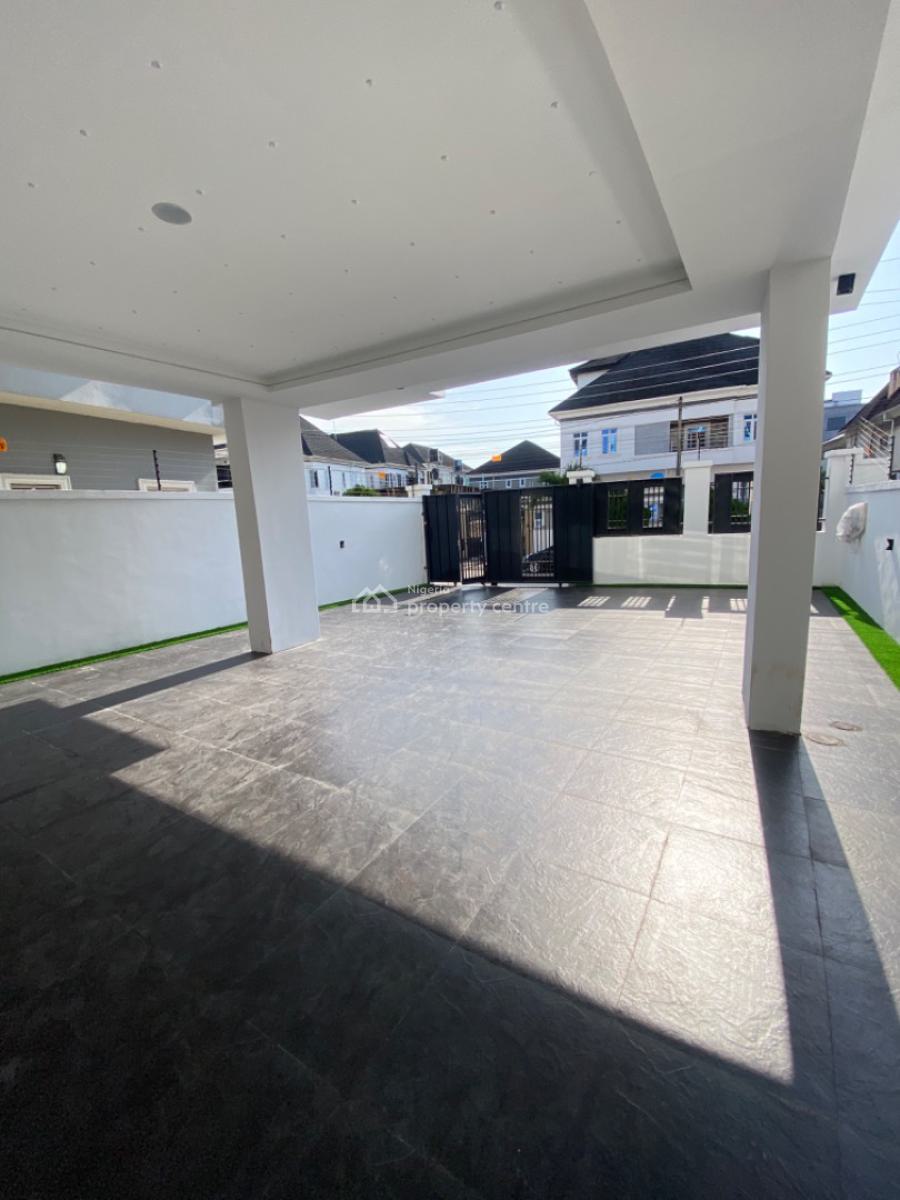 Contemporary 5-bedroom Fully Detached Duplex with Swimming Pool & Bq, Chevron, Lekki, Lagos, Semi-detached Duplex for Sale