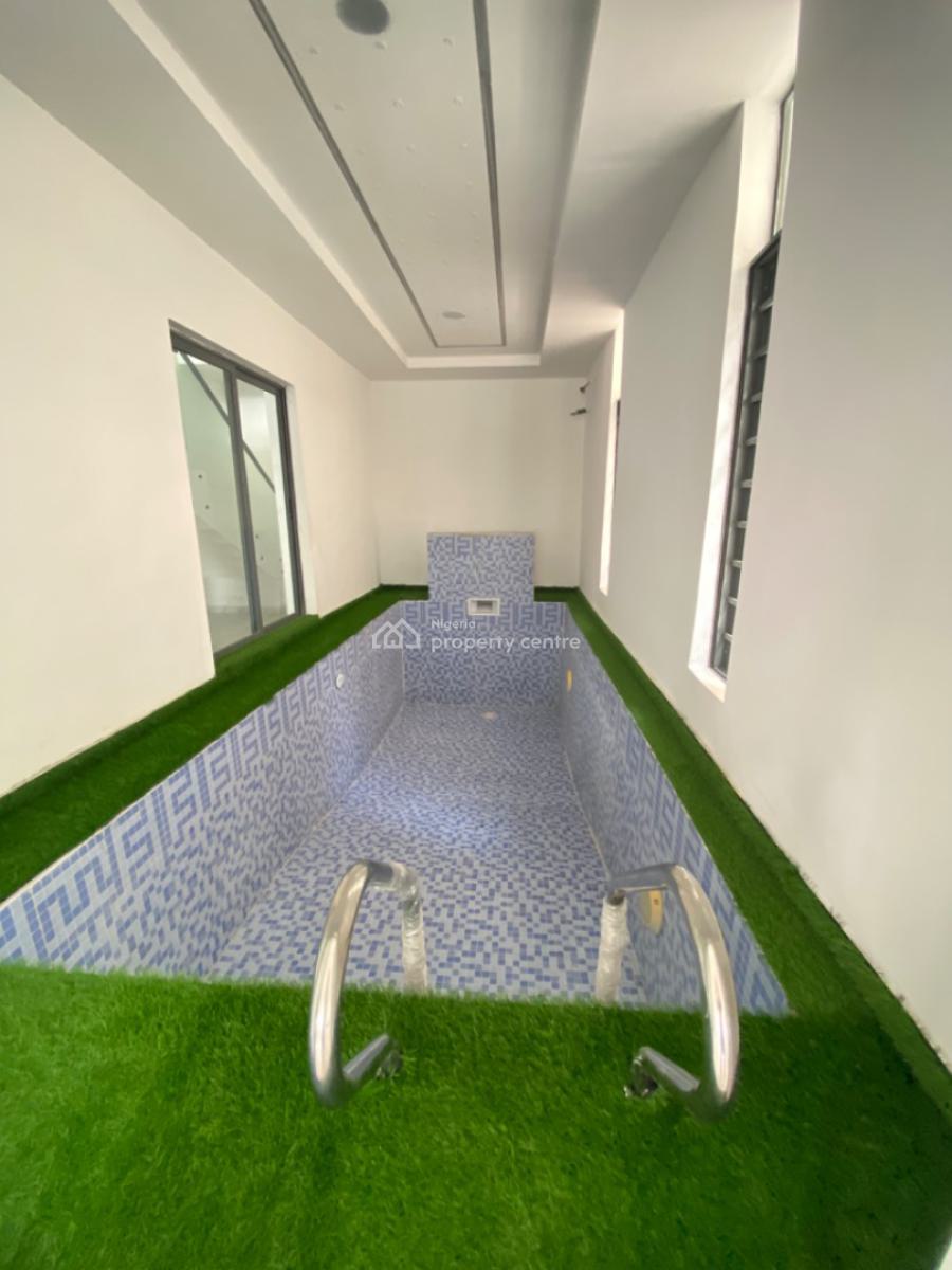 Contemporary 5-bedroom Fully Detached Duplex with Swimming Pool & Bq, Chevron, Lekki, Lagos, Semi-detached Duplex for Sale