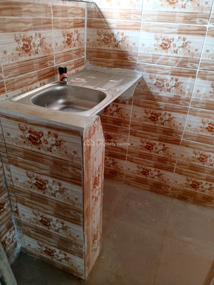 Newly Built Room and Parlour Self Contain All Tiles Floor Prepaid Mate, Ado-odo/ota, Ogun, Mini Flat (room and Parlour) for Rent