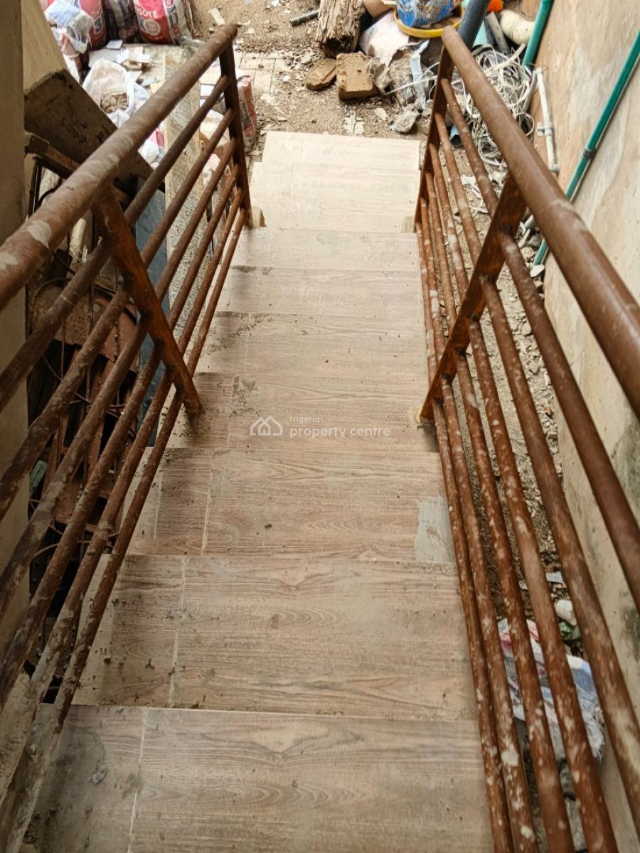 Newly Built Room and Parlour Self Contain All Tiles Floor Prepaid Mate, Ado-odo/ota, Ogun, Mini Flat (room and Parlour) for Rent