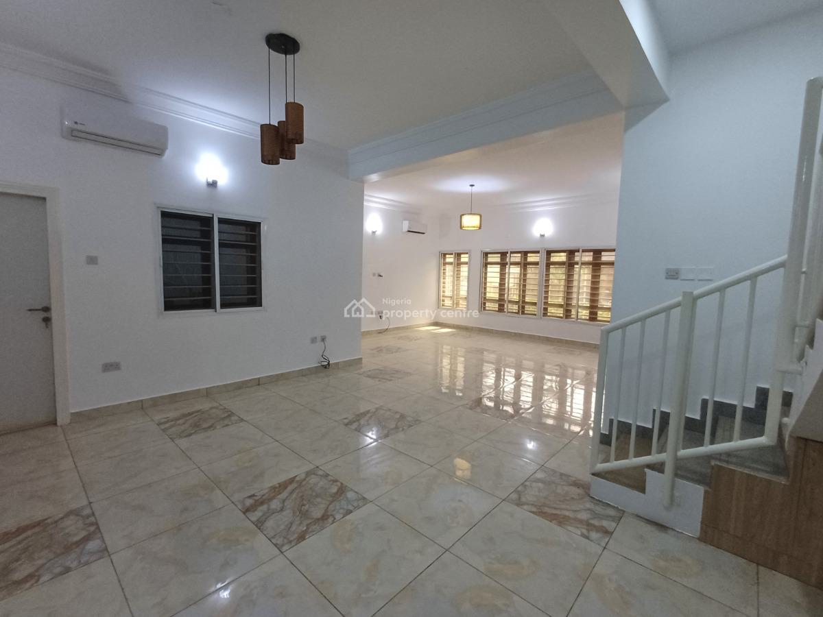 Serviced 5 Bedroom Terrace Duplex with Acs & Central Gen, Mabushi, Abuja, Terraced Duplex for Rent