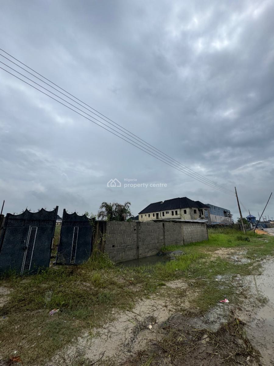 630 Sqm Fenced & Dry Land, Opposite Novare Mall, Sangotedo, Ajah, Lagos, Mixed-use Land for Rent