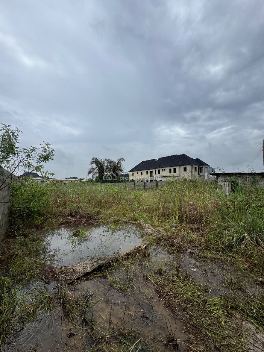 630 Sqm Fenced & Dry Land, Opposite Novare Mall, Sangotedo, Ajah, Lagos, Mixed-use Land for Rent