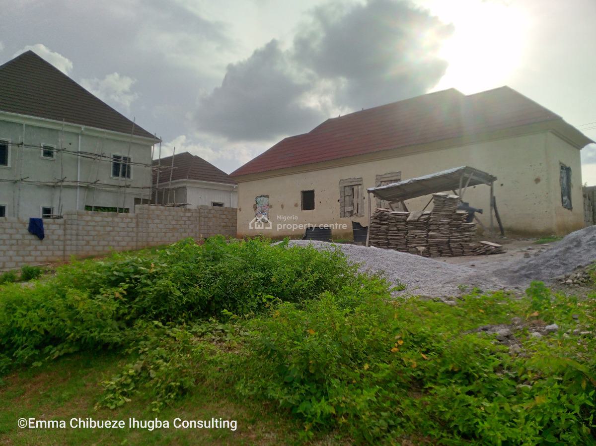 600sqm Plot of Duplex Land with 2bedroom Carcass Bq, Light Gold Estate Phase 6 Lugbe Abuja, Sabon Lugbe, Lugbe District, Abuja, Residential Land for Sale