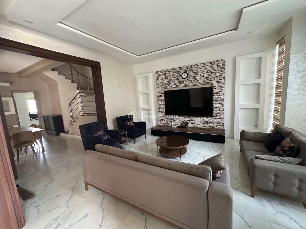 Luxury 4 Bedroom Terrace Duplex with Bq, Guzape District, Abuja, Terraced Duplex for Sale
