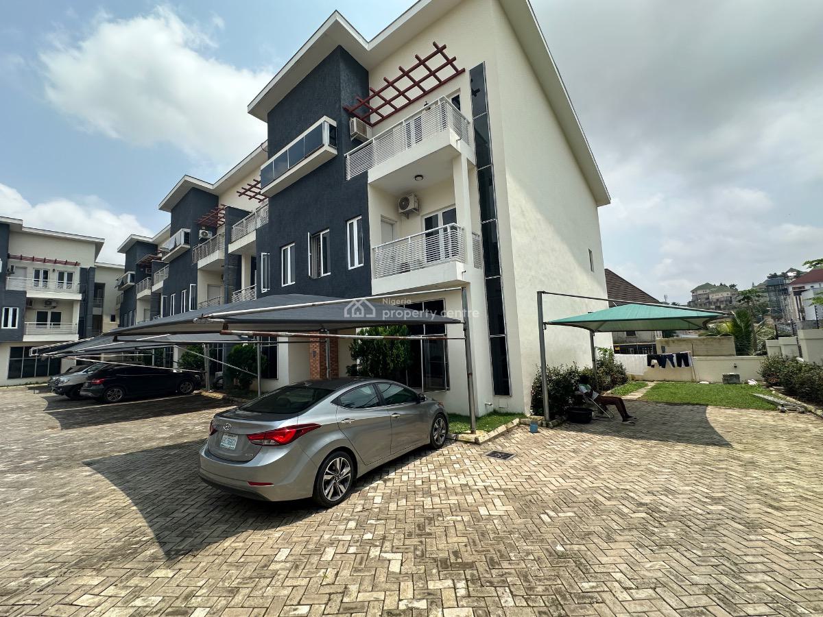 Luxury 4 Bedroom Terrace Duplex with Bq, Guzape District, Abuja, Terraced Duplex for Sale