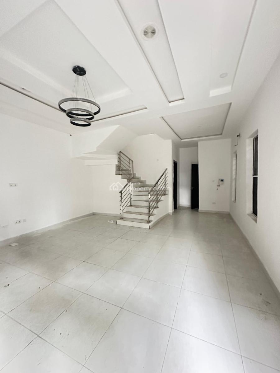 Spacious 4 Bedroom Semi-detached Duplex with Bq  in a Secure Estate, Chevron, Lekki, Lagos, Semi-detached Duplex for Sale