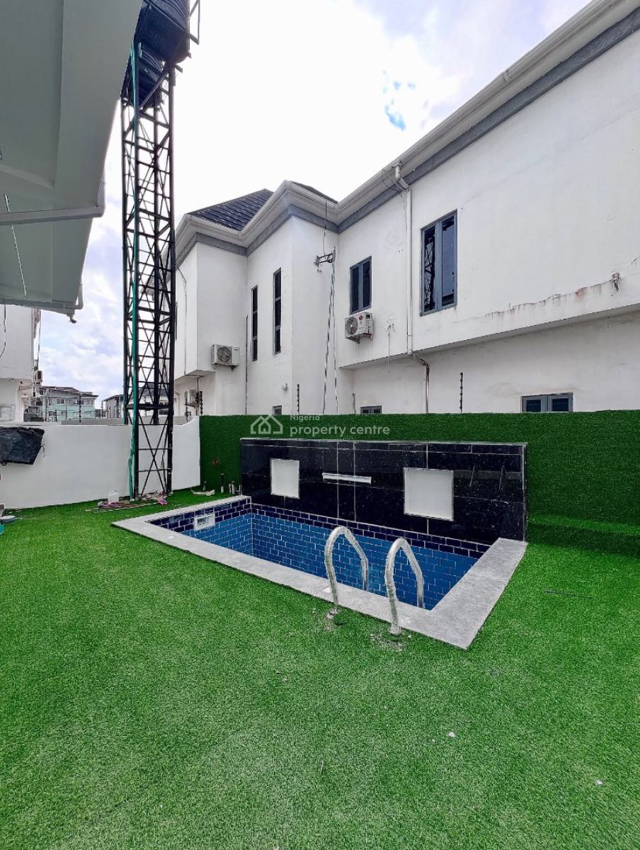 Contemporary 5 Bedroom Detached Duplex with Swimming Pool and Bq, Chevron, Lekki, Lagos, Detached Duplex for Sale