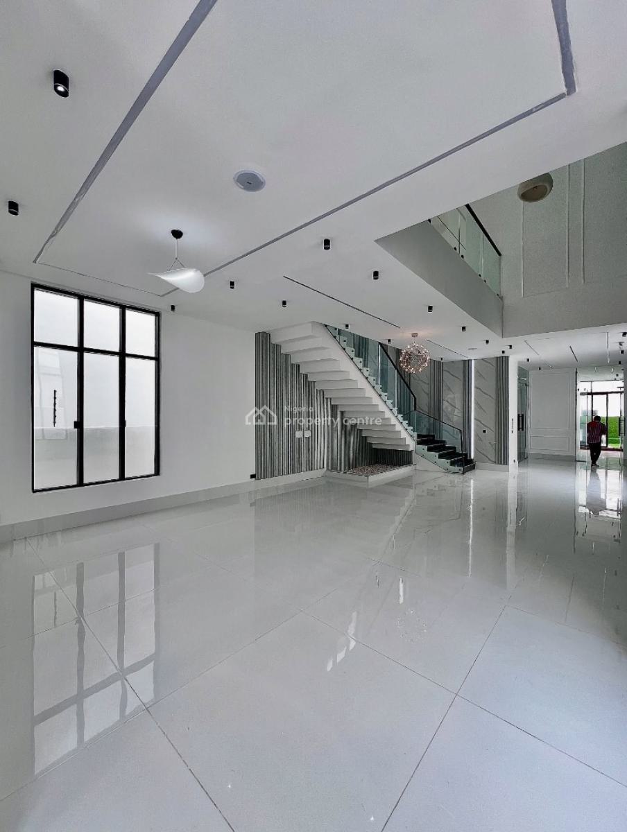 Contemporary 5 Bedroom Detached Duplex with Swimming Pool and Bq, Chevron, Lekki, Lagos, Detached Duplex for Sale