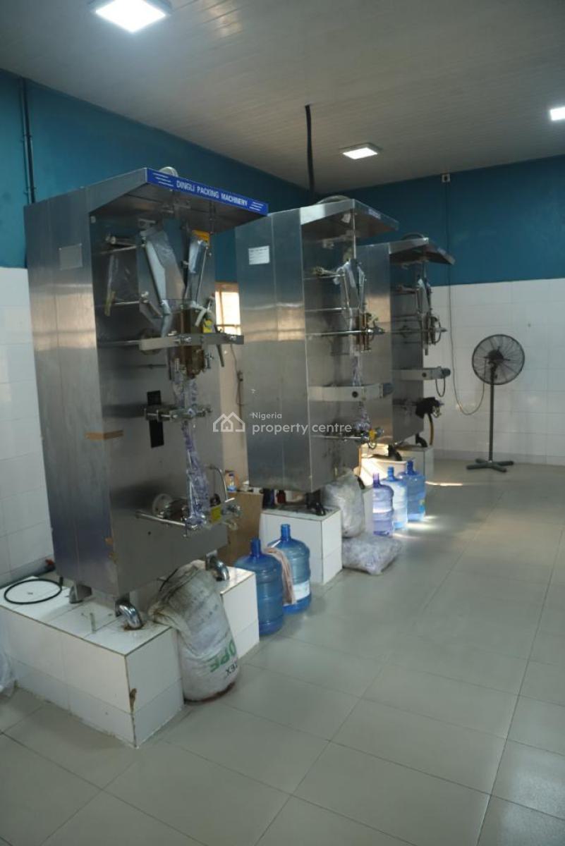 Pure Water Factory Built on 697aqm, Bogije, Bogije, Ibeju Lekki, Lagos, Factory for Sale