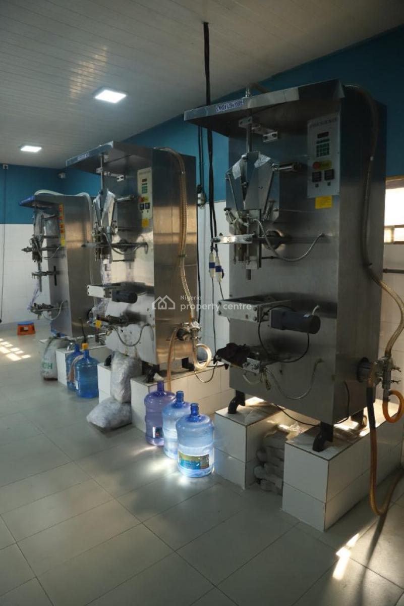 Pure Water Factory Built on 697aqm, Bogije, Bogije, Ibeju Lekki, Lagos, Factory for Sale