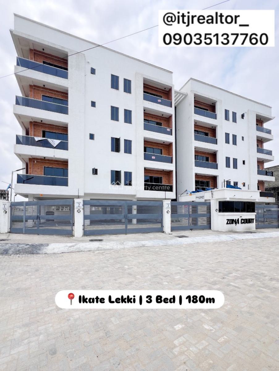 Fully Serviced 3 Bedroom Apartment with Swimming Pool, Ikate, Ikate, Lekki, Lagos, Block of Flats for Sale