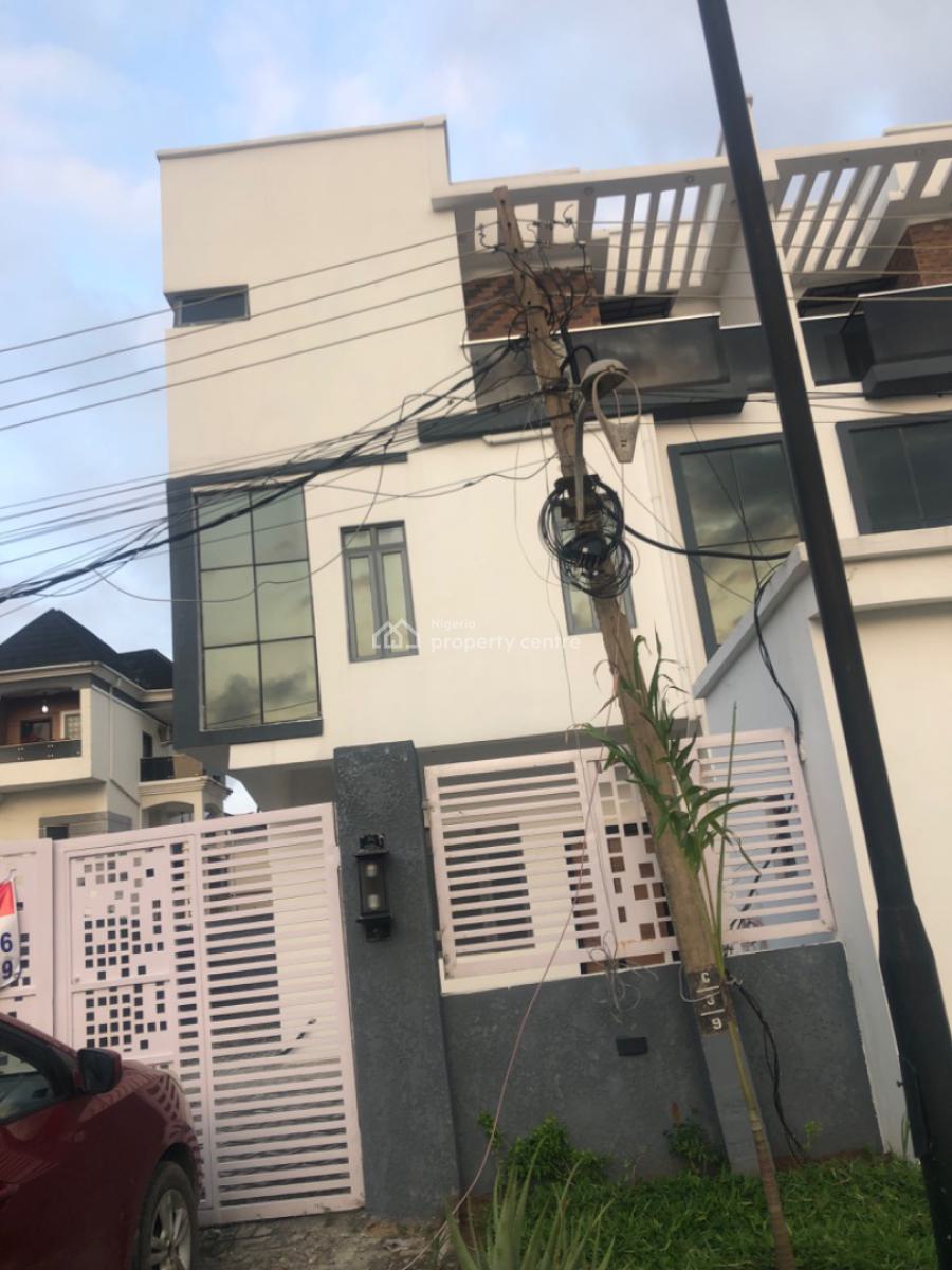 Brand New Semidetached 4bedroom Duplex with Studio, Baggage and Bq, Atlantic View Estate New Road, Lekki, Lagos, House for Rent
