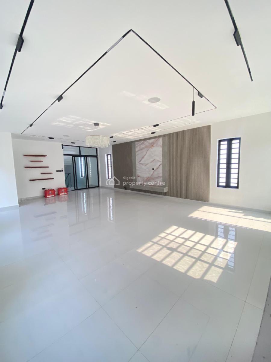 Contemporary 5-bedroom Fully Detached Duplex with Swimming Pool & Bq, Chevron, Lekki, Lagos, Detached Duplex for Sale