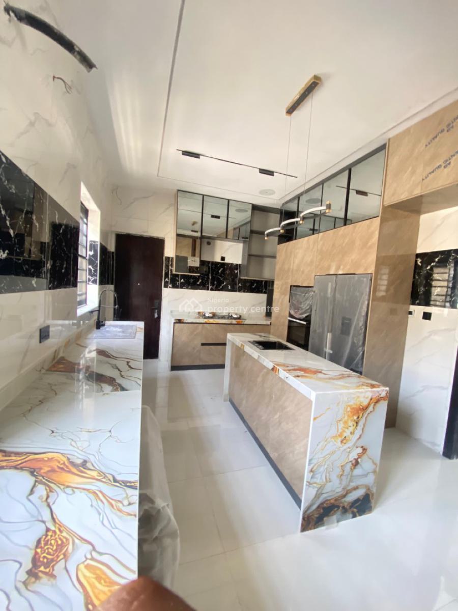 Contemporary 5-bedroom Fully Detached Duplex with Swimming Pool & Bq, Chevron, Lekki, Lagos, Detached Duplex for Sale