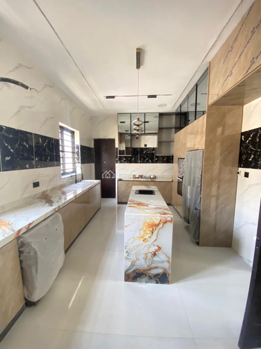 Contemporary 5-bedroom Fully Detached Duplex with Swimming Pool & Bq, Chevron, Lekki, Lagos, Detached Duplex for Sale