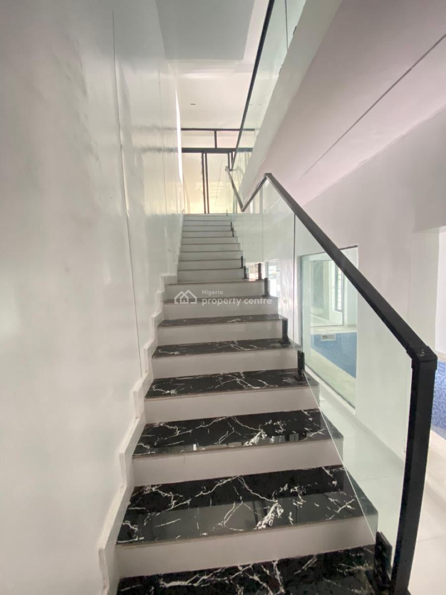 Contemporary 5-bedroom Fully Detached Duplex with Swimming Pool & Bq, Chevron, Lekki, Lagos, Detached Duplex for Sale