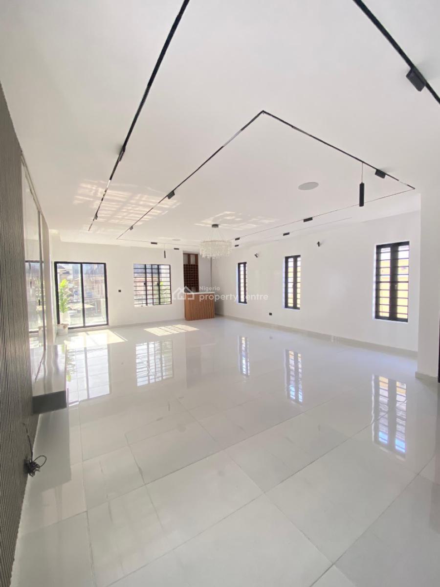 Contemporary 5-bedroom Fully Detached Duplex with Swimming Pool & Bq, Chevron, Lekki, Lagos, Detached Duplex for Sale