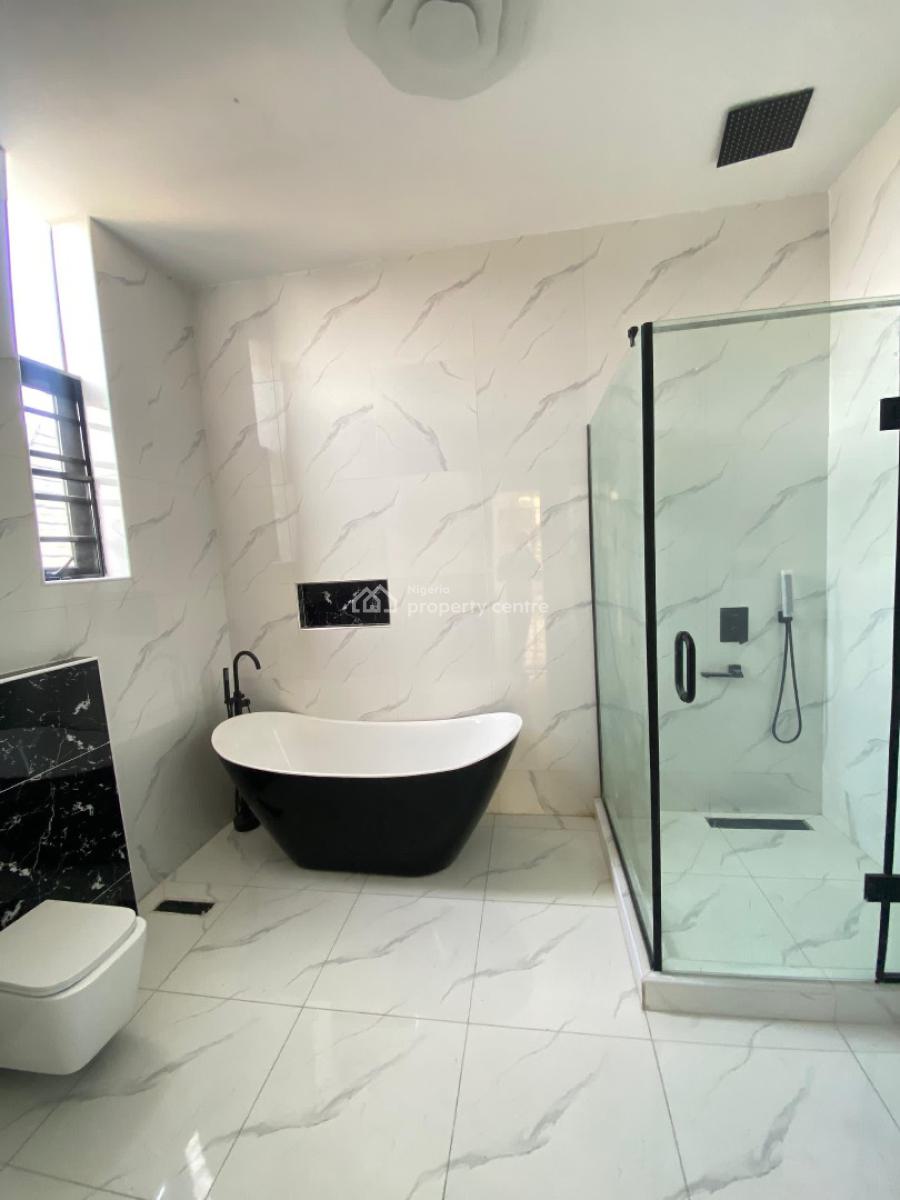 Contemporary 5-bedroom Fully Detached Duplex with Swimming Pool & Bq, Chevron, Lekki, Lagos, Detached Duplex for Sale