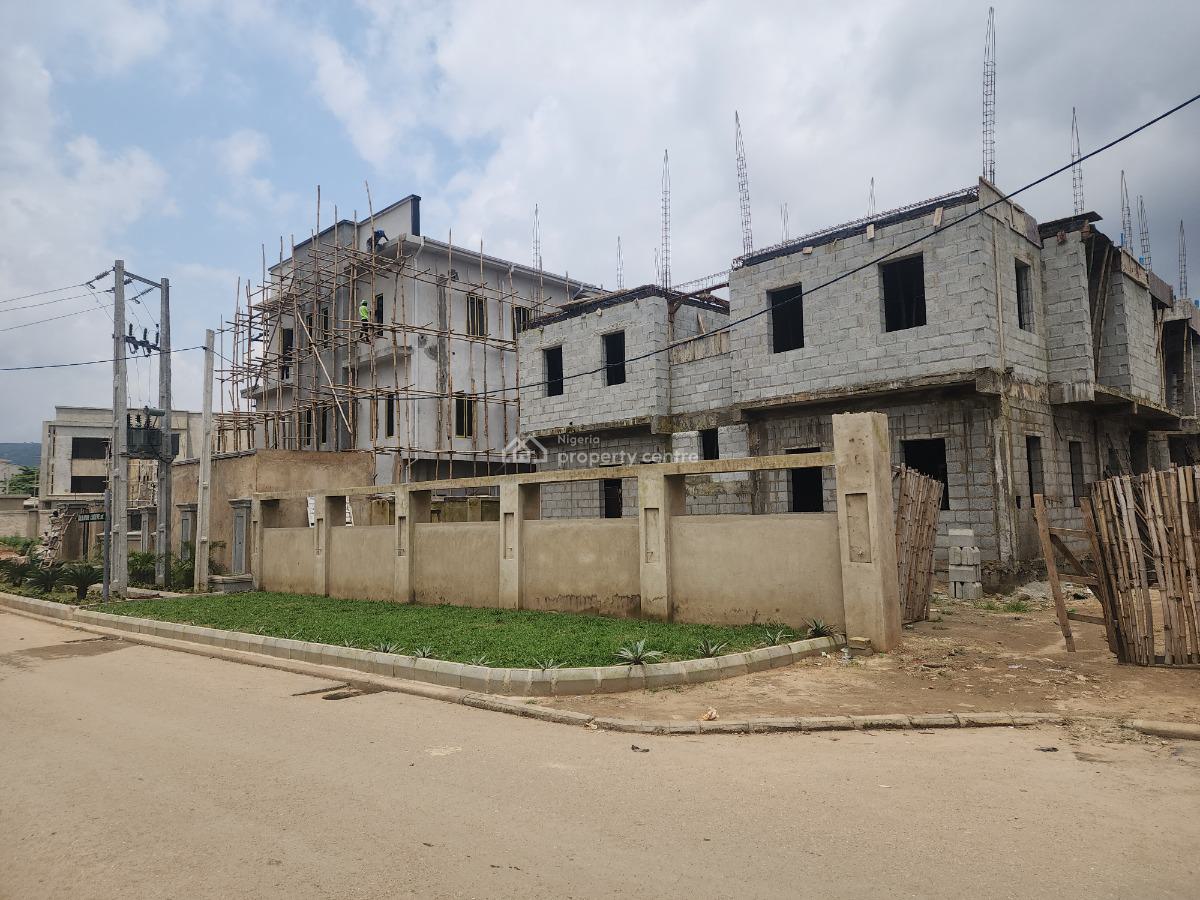 Well Located 5 Bedroom Detached Duplex with Bq, Jahi, Abuja, Semi-detached Duplex for Sale