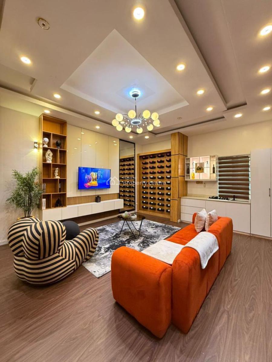 Beautifully Furnished One Bedroom Apartment with Wine Cellar (o2), Chevron, Lekki, Lagos, Mini Flat (room and Parlour) Short Let
