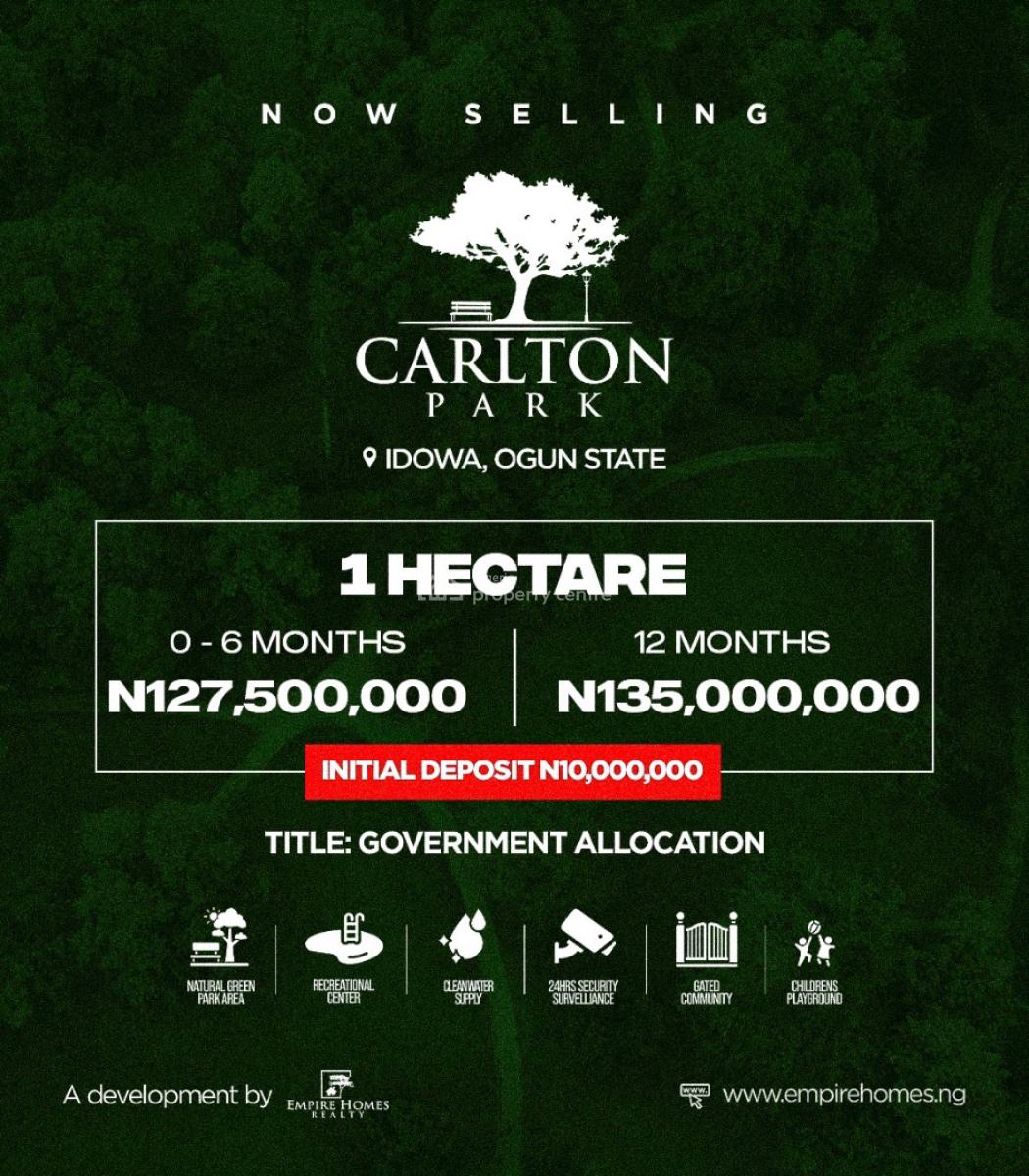 Land, Idowa, Odogbolu, Ogun, Residential Land for Sale