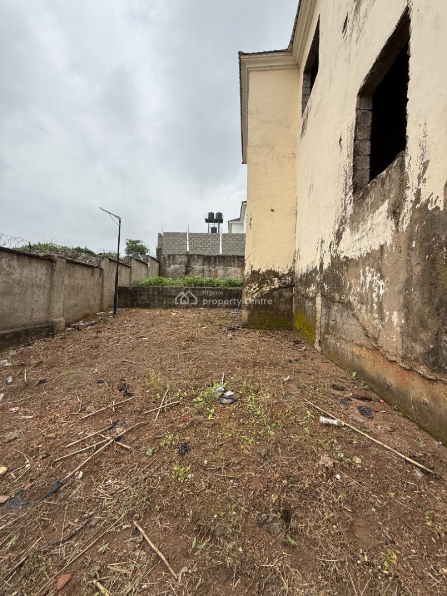 5 Bedroom Detached Carcass with Attached Bq 2 Living Areas, Asokoro, Asokoro District, Abuja, Detached Duplex for Sale