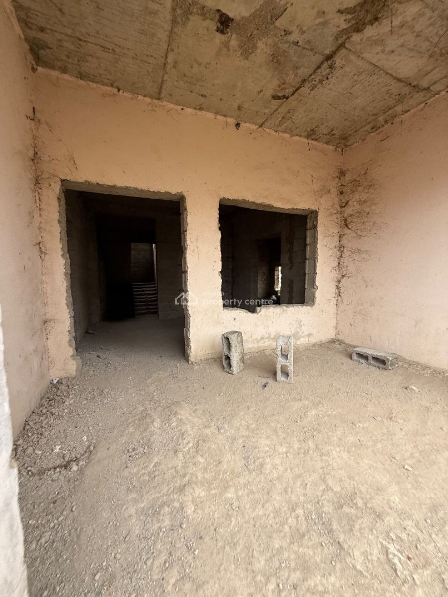 5 Bedroom Detached Carcass with Attached Bq 2 Living Areas, Asokoro, Asokoro District, Abuja, Detached Duplex for Sale