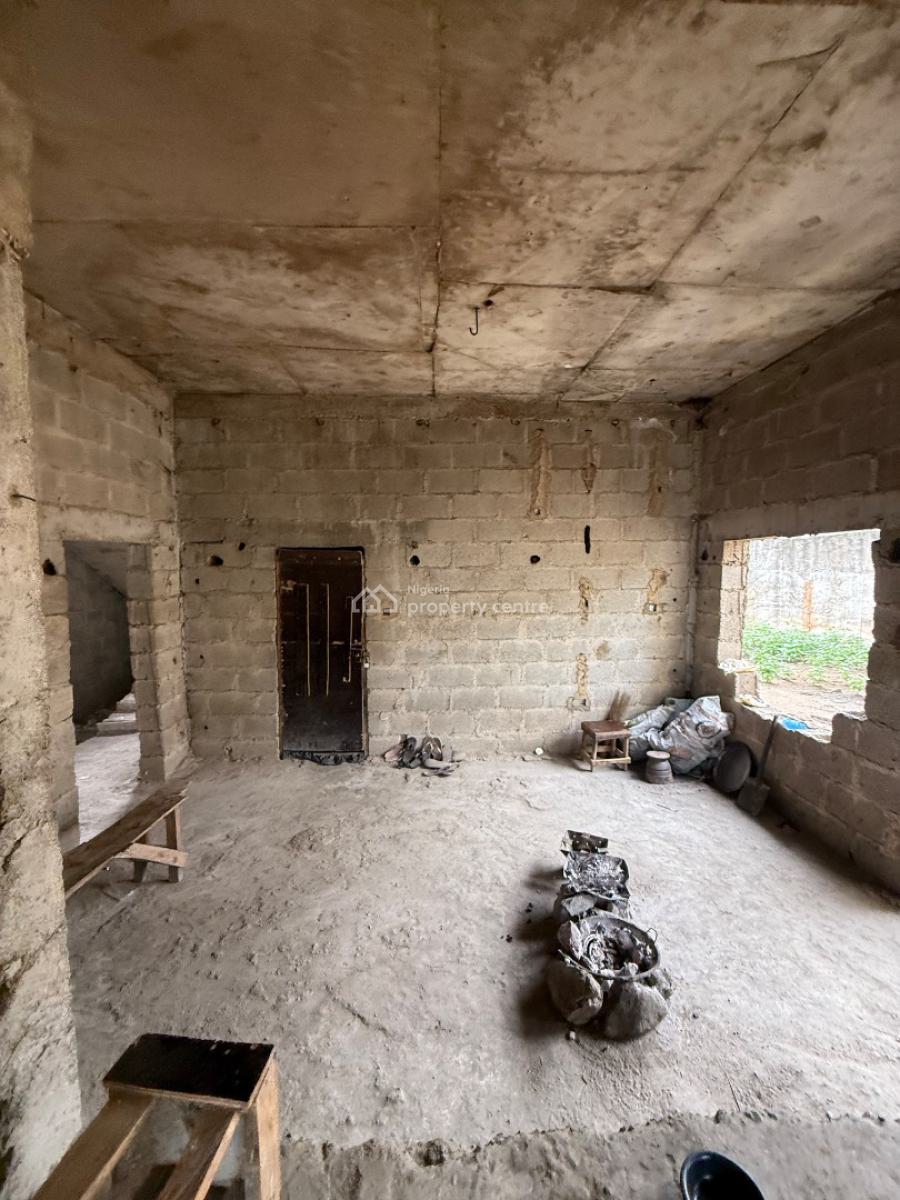 5 Bedroom Detached Carcass with Attached Bq 2 Living Areas, Asokoro, Asokoro District, Abuja, Detached Duplex for Sale