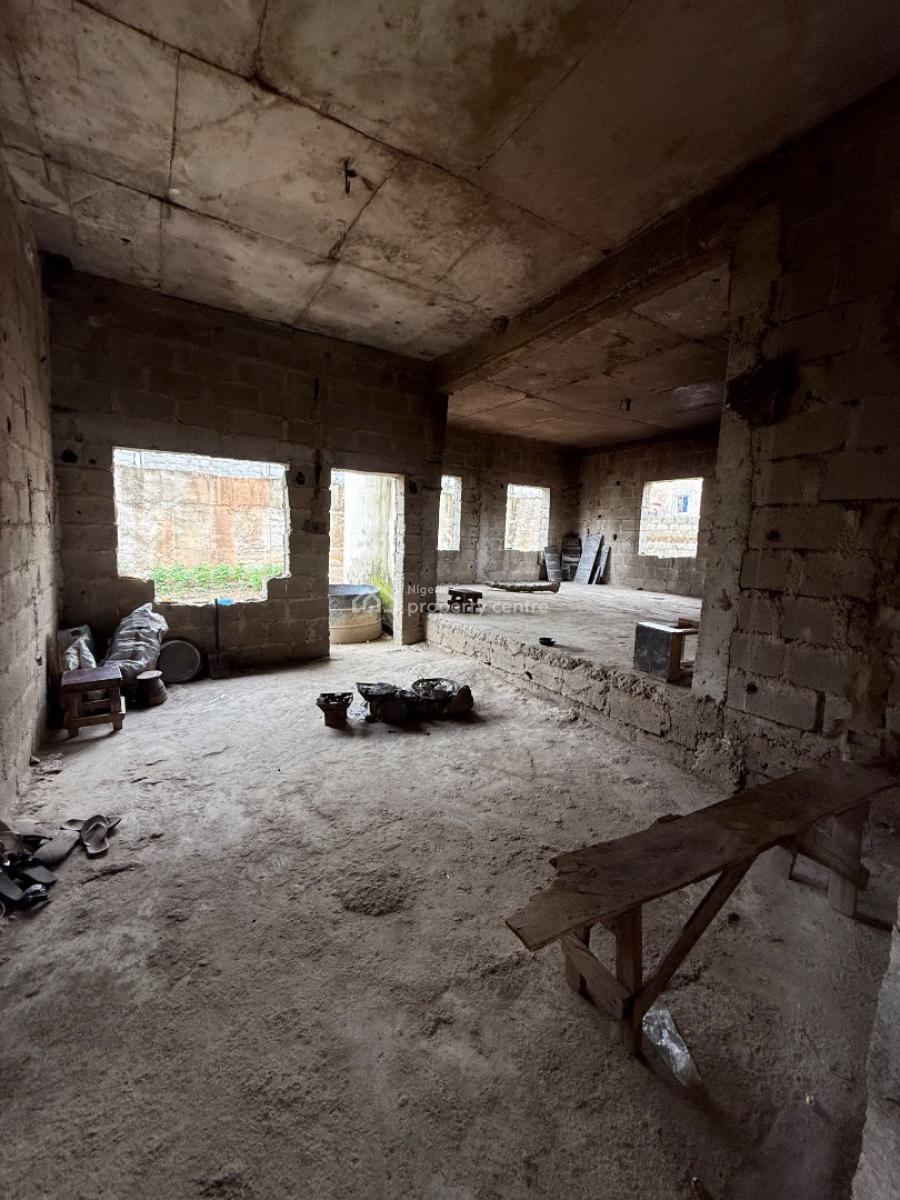 5 Bedroom Detached Carcass with Attached Bq 2 Living Areas, Asokoro, Asokoro District, Abuja, Detached Duplex for Sale