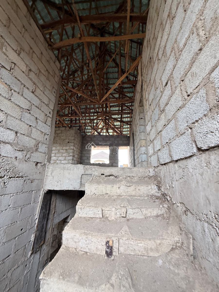 5 Bedroom Detached Carcass with Attached Bq 2 Living Areas, Asokoro, Asokoro District, Abuja, Detached Duplex for Sale