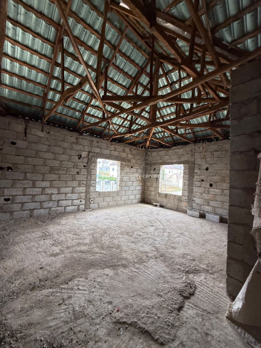 5 Bedroom Detached Carcass with Attached Bq 2 Living Areas, Asokoro, Asokoro District, Abuja, Detached Duplex for Sale