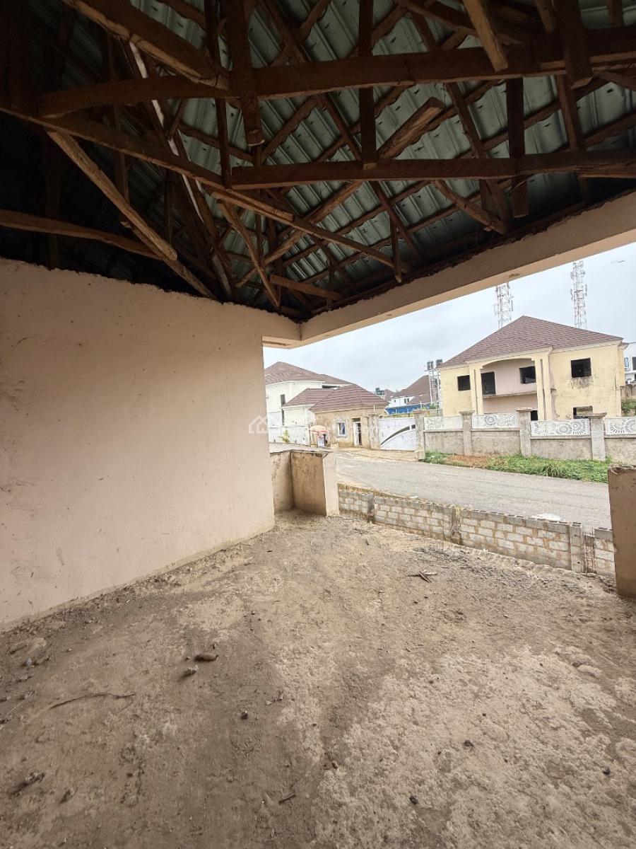 5 Bedroom Detached Carcass with Attached Bq 2 Living Areas, Asokoro, Asokoro District, Abuja, Detached Duplex for Sale