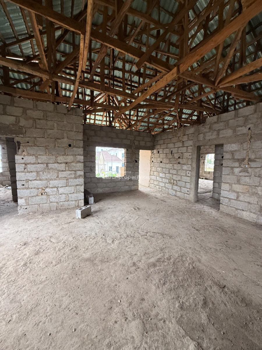 5 Bedroom Detached Carcass with Attached Bq 2 Living Areas, Asokoro, Asokoro District, Abuja, Detached Duplex for Sale