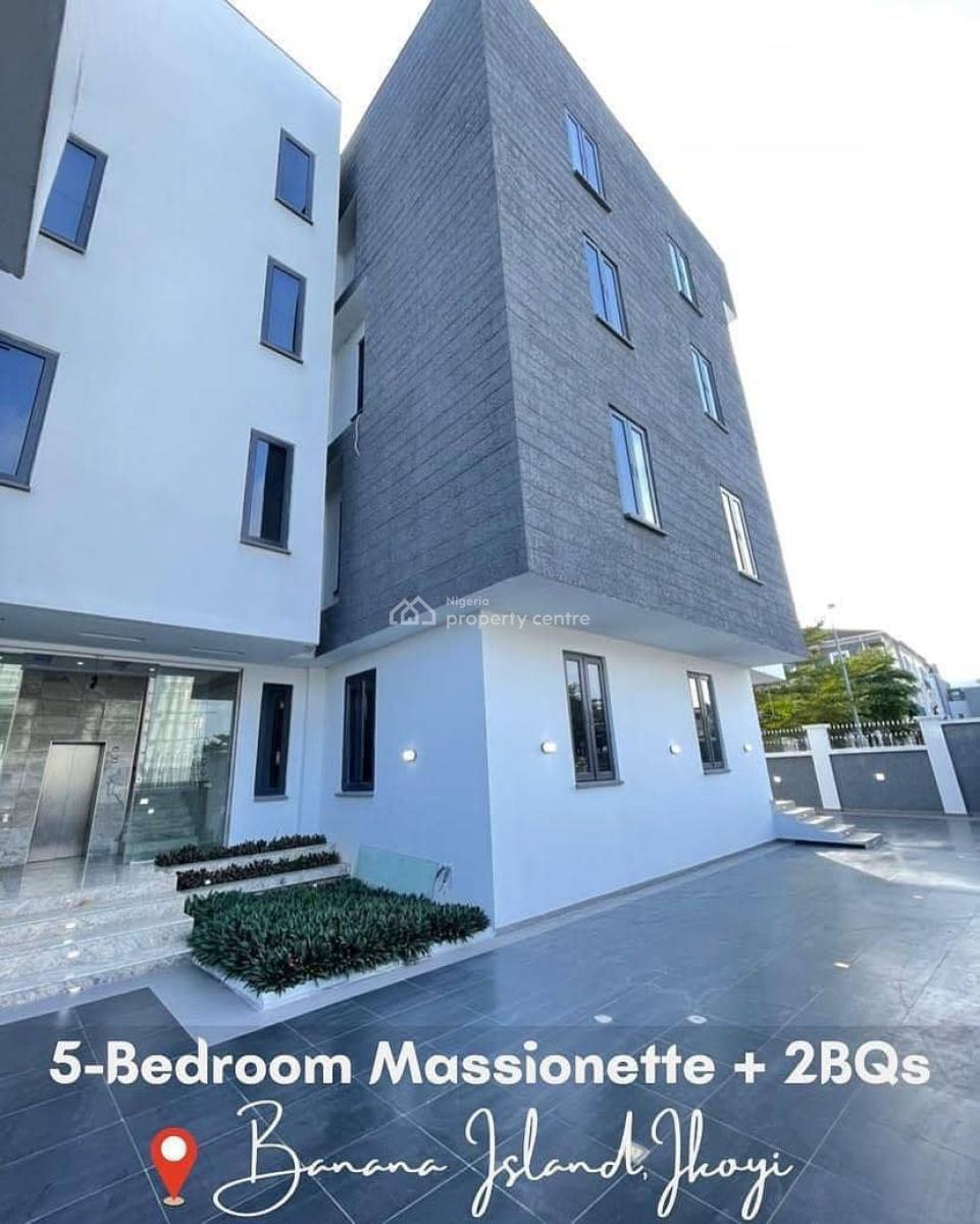 Fully Furnished 5-bedrooms Mansionnate Duplex, Banana Island, Ikoyi, Lagos, House for Rent