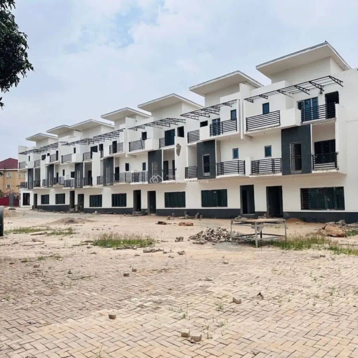 4 Bedrooms Terrace Duplex with Bq, Dakibiyu, Abuja, Terraced Duplex for Sale