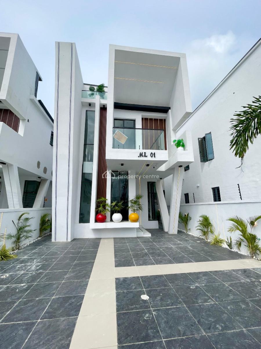Luxurious 5 Bedroom Fully Detached Duplex with Bq and Swimming Pool, Ikota, Lekki, Lagos, Detached Duplex for Sale