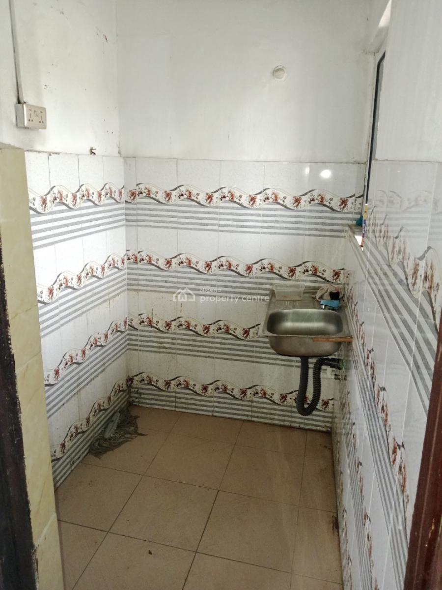 Spacious Mini Flat Upstairs with Big Balcony, Oke Ira, Ogba, Ikeja, Lagos, Mini Flat (room and Parlour) for Rent