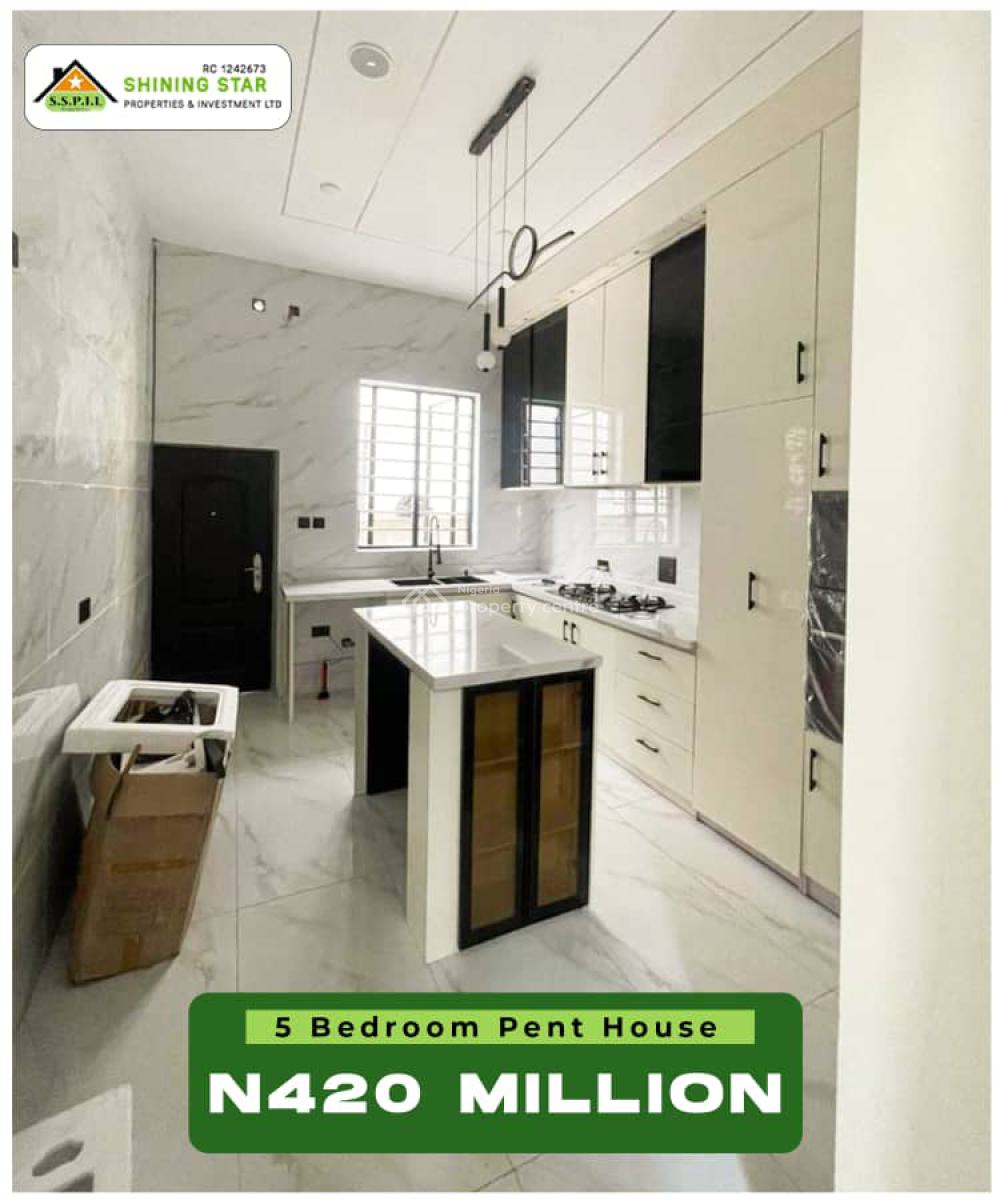 5 Bedroom Fully Detached with Swimming Pool and Pent House, Ikota, Lekki, Lagos, Detached Duplex for Sale