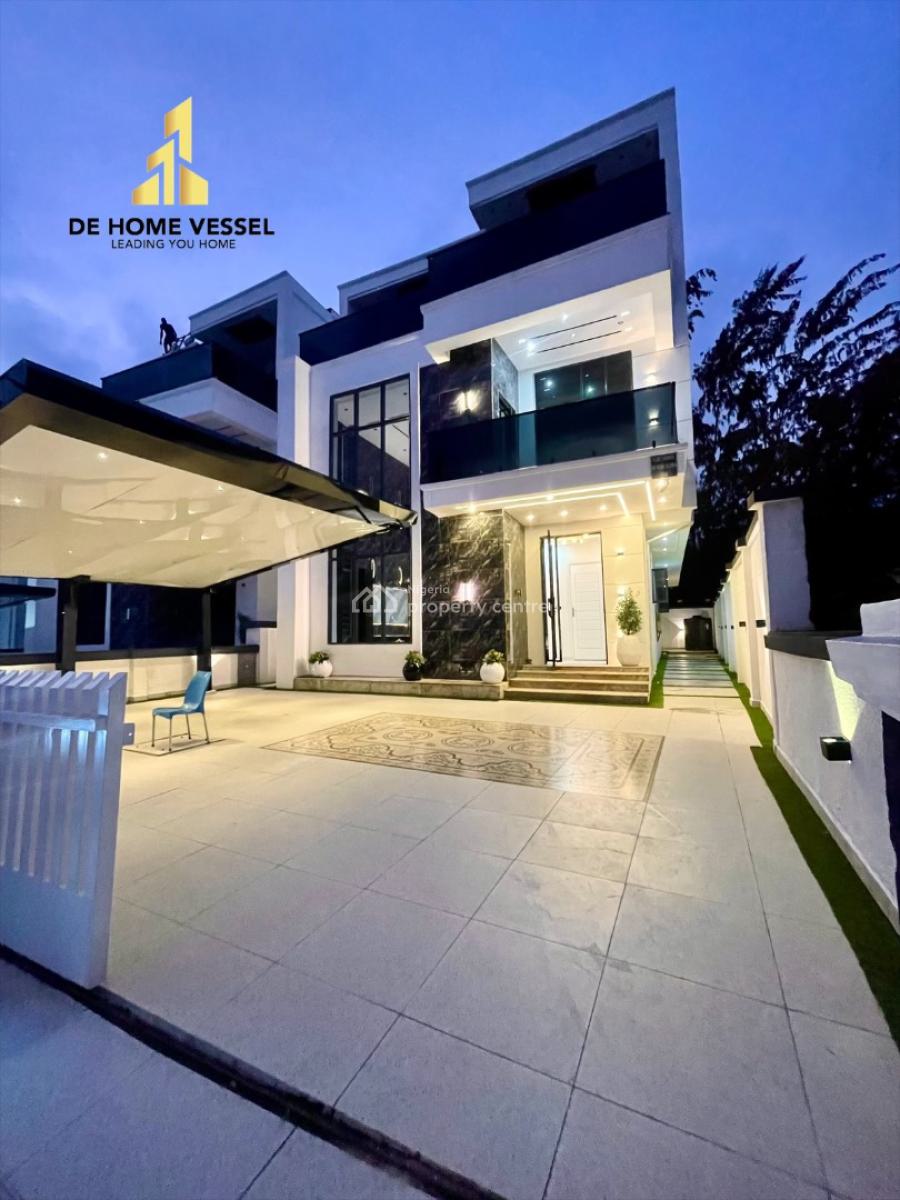 Uniquely Designed 5 Bed Smart Home with Cinema, Pool, Rooftop Terrace, Lekki County Homes, Lekki, Lagos, Detached Duplex for Sale